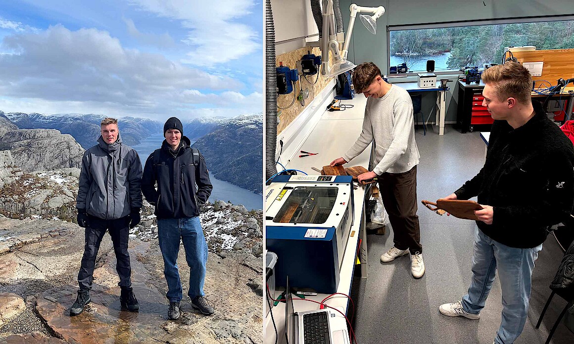 Vier Wochen Auslandspraktikum in Norwegen. 